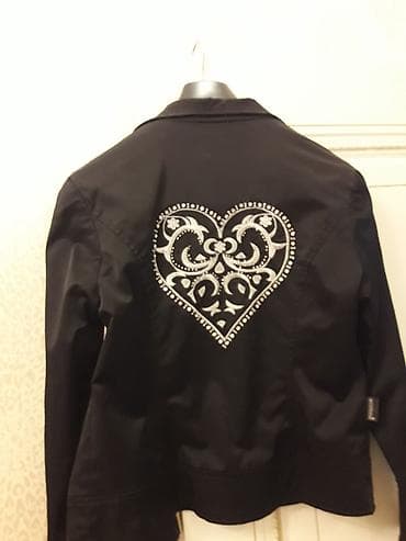 nabi smart watch: Qadın qara yüngül jaket - Rəng: qara - Dizayn: ön hissədə parlaq — 6