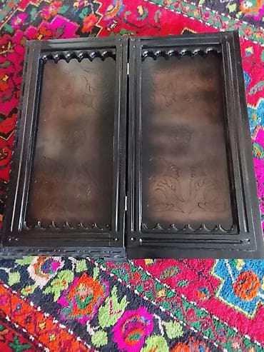 Спорт и отдых: Əl işı taxta nərd+şaxmat dəsti vitrin çərçivəsində - Komlekt: nərd — 3