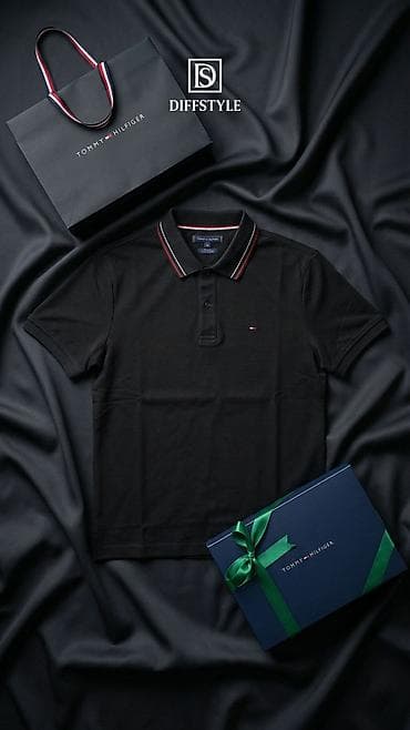 pol palto: Tommy Hilfiger kişi polo köynəkləri - Klassik 3 düyməli polo yaxa - — 3