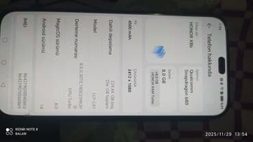 Alcatel: Honor X8b, 256 GB, rəng - Qara — 3