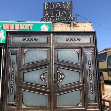 avtomat darvazalar: Eni-3 Hündürlük 2.60 Şveller-8diy Profil 40/40 Qalın List-2liy — 2