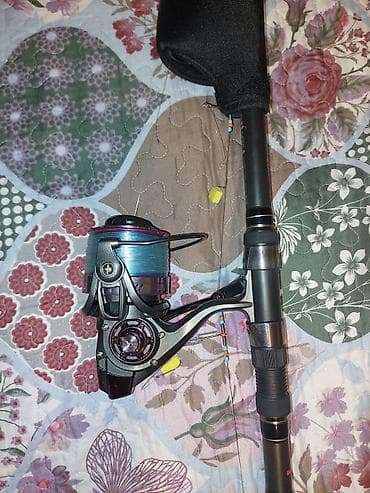 Ovçuluq və balıqçılıq: Universal balıqçı dəsti . 2 ədəd karbon teleskopik spininq 3.6 m 4 — 7