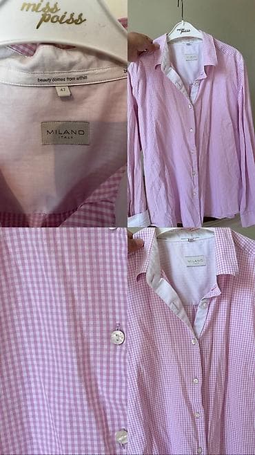 cehiz: Polo köynək, Milano, rəng - Çəhrayı — 1