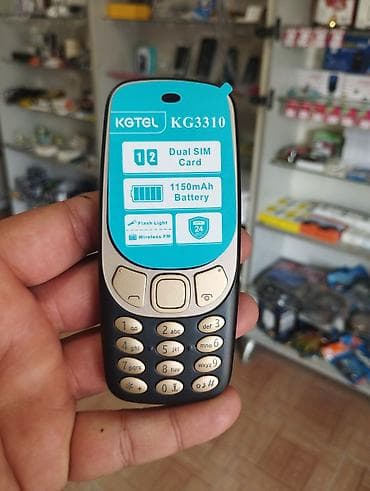 lanova soba qiymeti: KGTEL KG3310 düyməli mobil telefon Xüsusiyyətlər: - Dual SIM Card – — 1