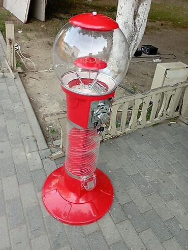 Оборудование для магазинов: Sikkə ilə işləyən saqqız/topçik avtomatı - Tip: Floor-stand vending — 3