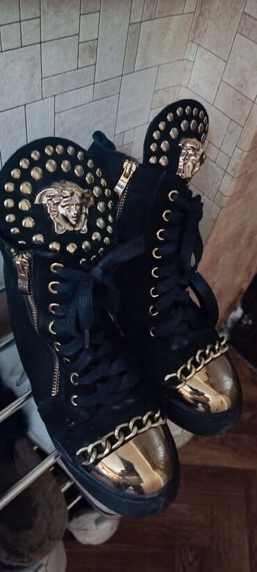 qiz ucun botlar: Ölçü: 38, rəng - Qara, İşlənmiş — 5