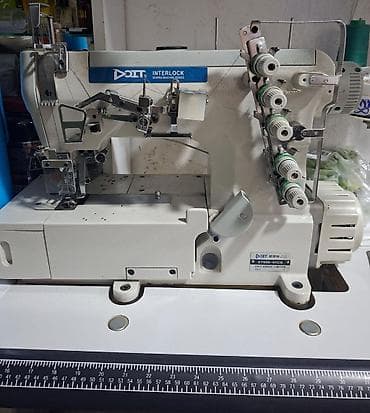 DQT sənaye tikiş maşınları dəsti - Model: DQT Interlock — 2