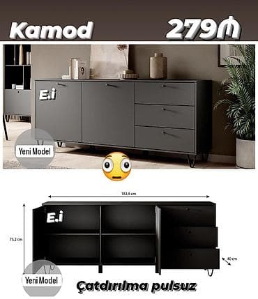 balta: Mebel dəstləri – şəhərdaxili çatdırılma pulsuz 1) TV stend və asma — 3