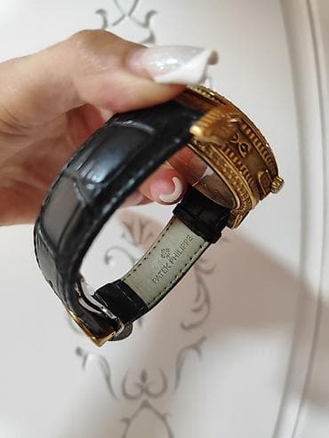 ucuz saatler: İşlənmiş, Qol saatı, Patek Phillipe, rəng - Qızılı — 4