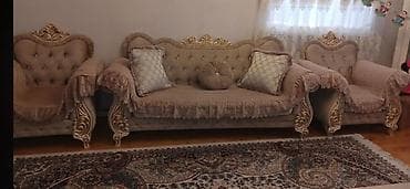 İşlənmiş, Divan, 2 kreslo