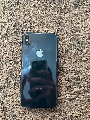 telefonlar iphone x: IPhone Xs Max, 256 GB, Qara, Face ID — 1