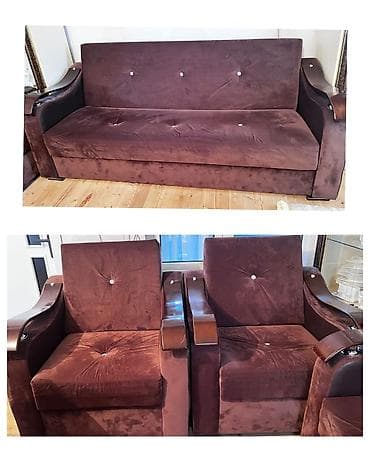 İşlənmiş, Divan, 2 kreslo