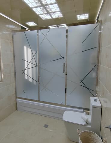 Şüşə duş kabinası – sürüşməli sistem - 3 panelli sürüşən qapı