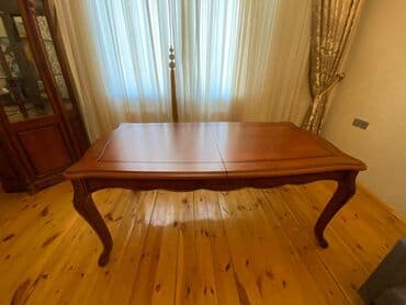 lipa agaci: Qonaq masası, Yeni, Açılan, Taxta, Dördbucaq masa — 2