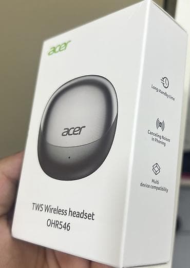 kompakt telefonlar: Acer TWS Wireless Headset OHR546 Yeni. islenmeyib - Tam simsiz — 2