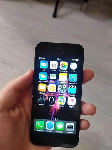 iphone 5s ekranı: IPhone 5, 16 GB, Qara — 5