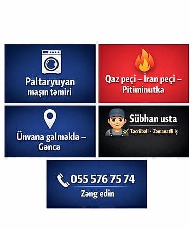 услуга ремонт стиральной машины: Xarab paltaryuyanların alınması və məişət texnikasının yerində təmiri — 4