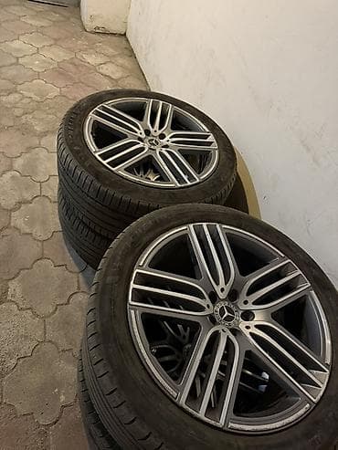 Mercedes-Benz orijinal yüngül lehimli disklər və şinlər komplekti - — 1