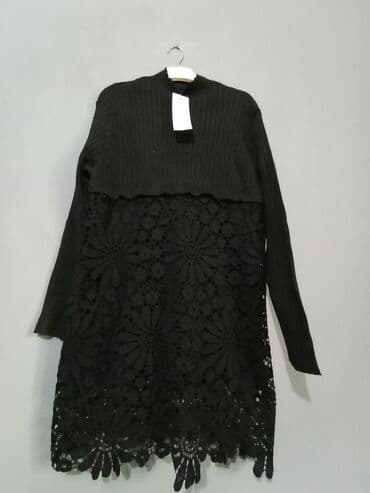 женские трикотажные туники: Qadın geyimləri dəsti – 4 fərqli model 1) Qara krujeva detallı — 2