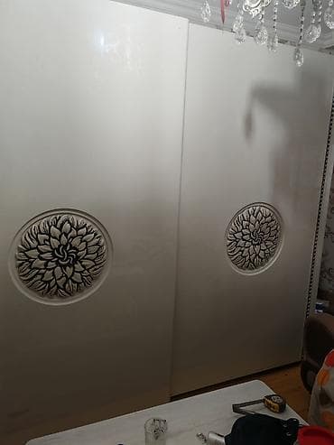 2 qapılı, Ağ, Digər material, Kupe, Düz dolab — 3