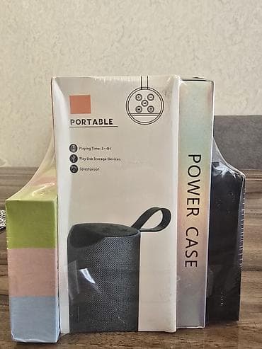 4 Məhsul dəsti: 1) Daşınan Bluetooth kolonka - Portativ dizayn