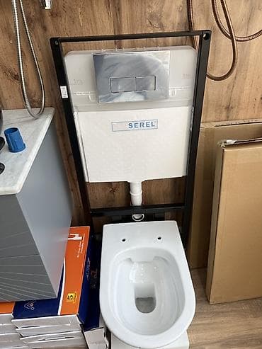 unitazlar: Gizli rezervuarla asma unitaz sistemləri – müxtəlif brendlər və — 2