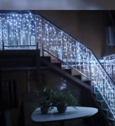 həyət işıqları: LED işıq toru – dekorativ işıqlandırma - Növ: LED işıqlı tor (şəbəkə) — 5