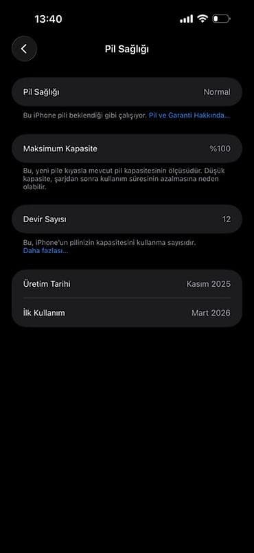 islenmis azercell nomreler: IPhone 17 Pro Max, 256 GB, Mavi — 3