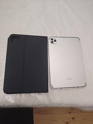 modio m19 tablet: Modio planşet - Brend/model: Modio - Rəng: Gümüşü arxa panel, qara ön — 2