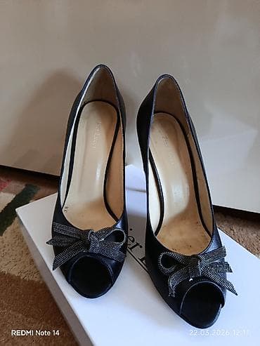 Çəkmələr: Pier Lucci qadın tuflisi - Model: açıq burunlu klassik stiletto - — 1