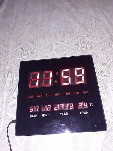 Divar saatları, Elektron, Arxa işıq