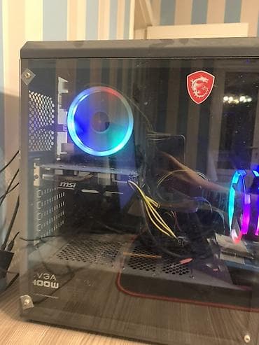 gpu gtx: Oyun və gündəlik istifadə üçün masaüstü kompüter (RGB işıqlı şüşə ön — 3