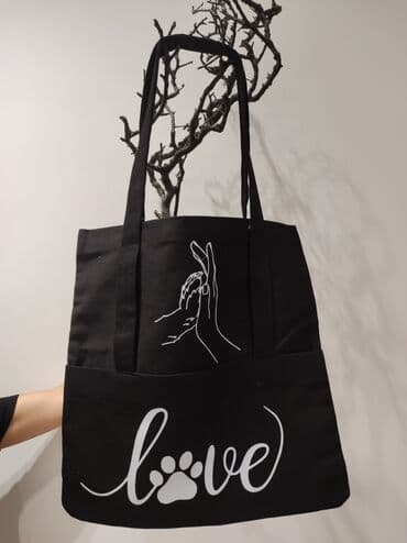 дизайнерские сумки: Çantalar şoperlər özəl yazı ilə. Böyük və cibli, iki rəngdə Сумки — 3