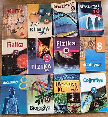 4 sinif informatika derslik: Məktəb dərslikləri dəsti Fənlər və siniflər: - Riyaziyyat: 9, 10 - — 1