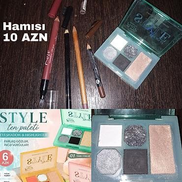 “STYLE” ten paleti və müxtəlif qələmlər. STYLE ten paleti (Eyeshadow