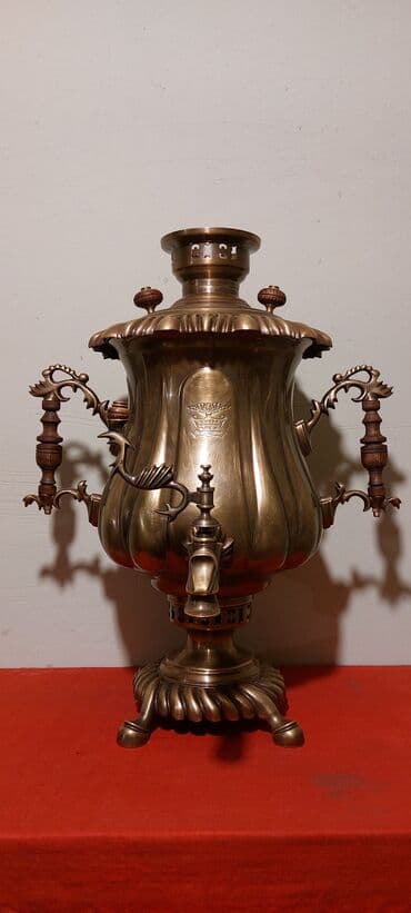 tula qarmon: 2022-ci ilin Tula istehsali samavar 7-litrlikdir, materiali; mis ve — 1