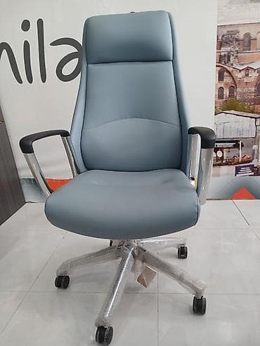 temiz bal: Ofis kreslosu – yüksək arxalı, erqonomik dizayn - Material: yumşaq — 1
