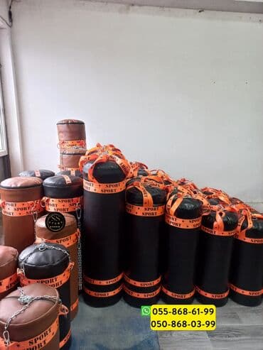 boks aparatı qiyməti: 🔥Qruşaların ən ucuz qiymətə satışı🔥 ➡️ Dermantin Boks kisələri — 4