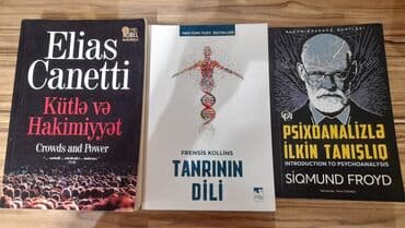 Satışda müxtəlif janrlarda 9 kitabdan ibarət toplu. Kütlə və