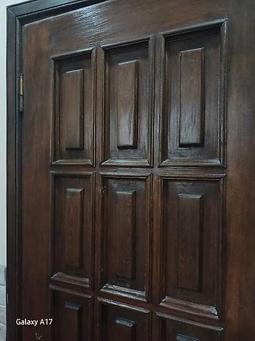 suse qapi: Taxta interyer qapıları dəsti - Material: bərk ağac (tünd qəhvəyi — 4