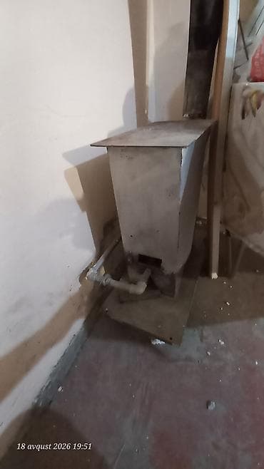sobalar: Metall soba və bürcü (peç) dəsti - Yanacaq növü: odun/kömürlə — 3