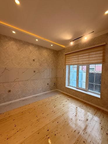 gencede heyet evi satilir: 3 otaqlı, 90 kv. m, Yeni təmirli — 9