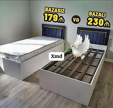 dosek matras: Yeni, Təknəfərlik çarpayı, Bazasız, Siyirməsiz — 1