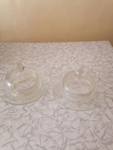 yuxuda qend qabi gormek: Qədimi mürəbbə qabı. Konfet qənd qabı 2 ədəd — 3