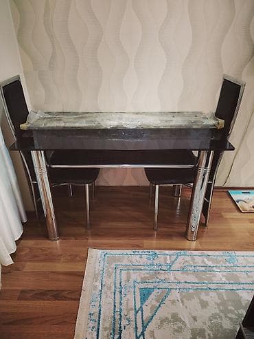 iso stul: Для кухни, Нераскладной, Прямоугольный стол, 4 стула — 4