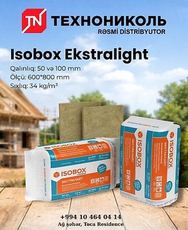 Əsas xüsusiyyətləri 🔥 İstilik izolyasiyası ✔️ İsoBox divar, döşəmə