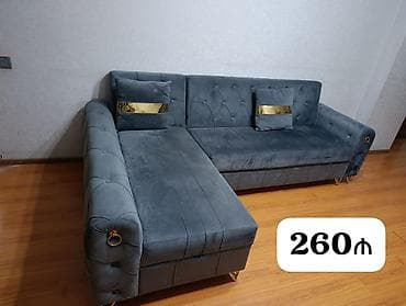 islenmis divan: Угловой диван, Б/у, С подъемным механизмом — 1