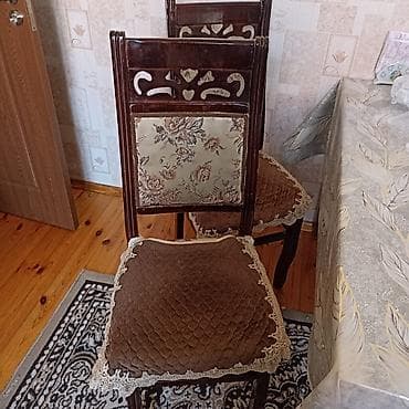 Masalar: Qonaq otağı üçün, İşlənmiş, Stul — 1