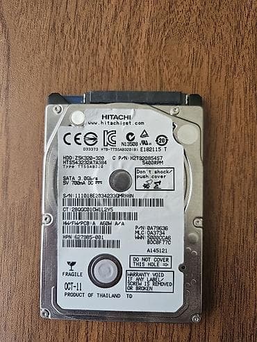 ssd 2 5: Daxili Sərt disk (HDD) Hitachi, 120 GB, 5400 RPM, 2.5", Yeni — 1
