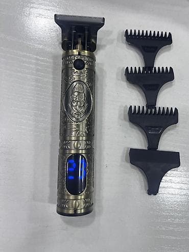 quad daraq: Metall gövdəli, vintaj naxışlı saç/saxs qalqası üçün professional — 2